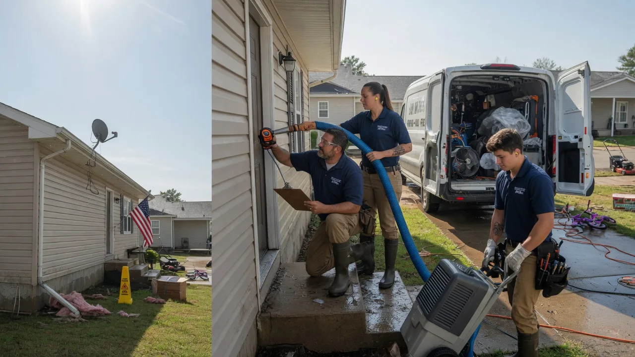 Ceiling Water Damage Restoration in Madill, OK near me